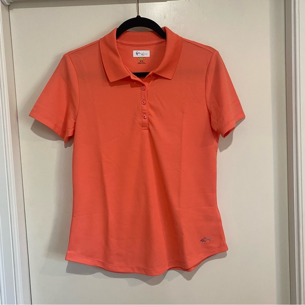 Greg Norman Women’s Coral Golf Polo